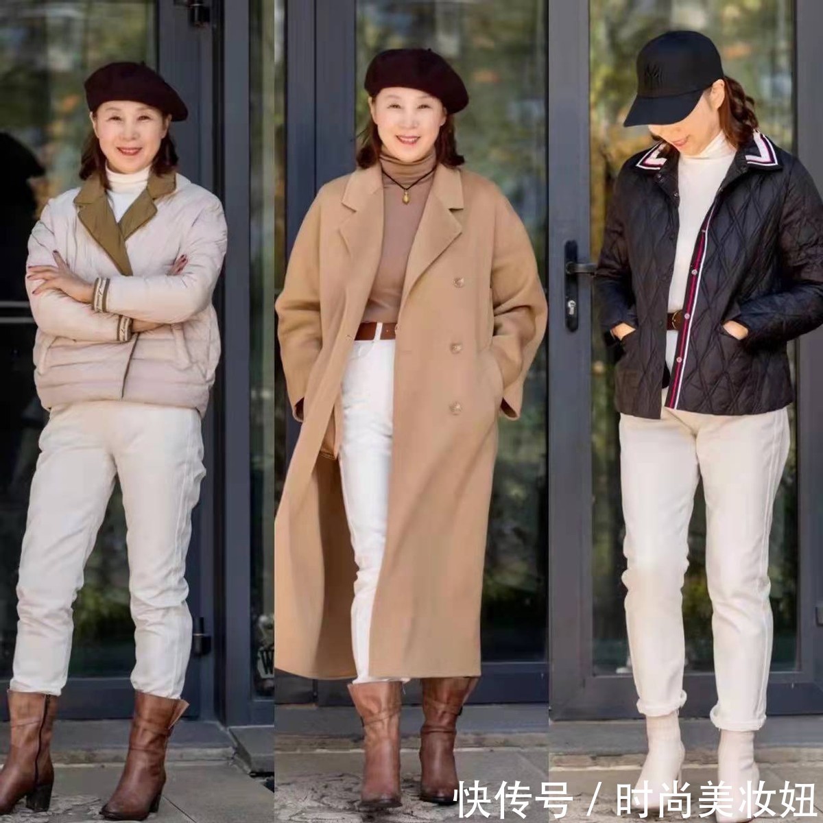 洋气 这位65岁奶奶真会穿,靠“高级配色”打造好气质,每套都洋气