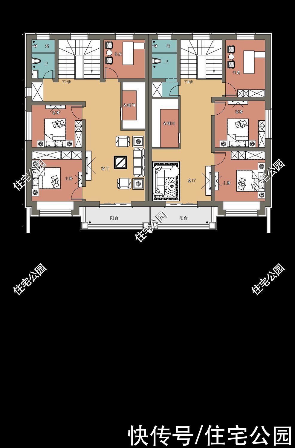 别墅|2021年就建这10套别墅吧,双拼设计太绝了,尤其是第6套特别实用
