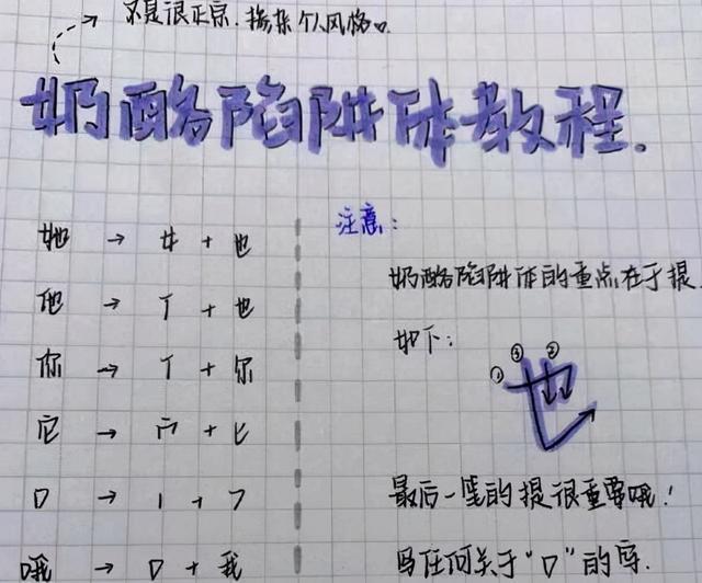 字帖$大学生“藤蔓字体”火了，每一笔都是弯的，老师：不学医可惜了