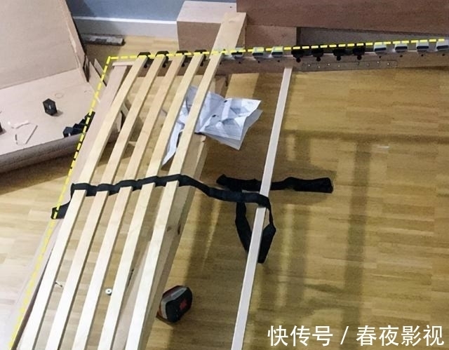 床架|地台床用不着请木工打，用旧木床自己在家就能做，步骤全在这里了