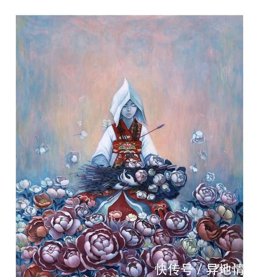 斯特拉·伊姆·赫特伯格@她手绘插画女孩,独特的气质,比任何头像壁纸还美