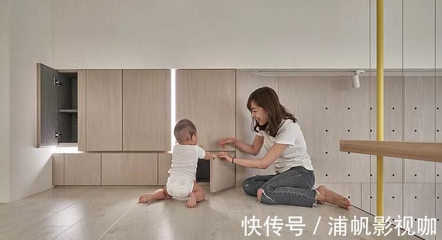 卧室|一家三口人住16㎡的家，连床都没有，他们却说舒服得很！