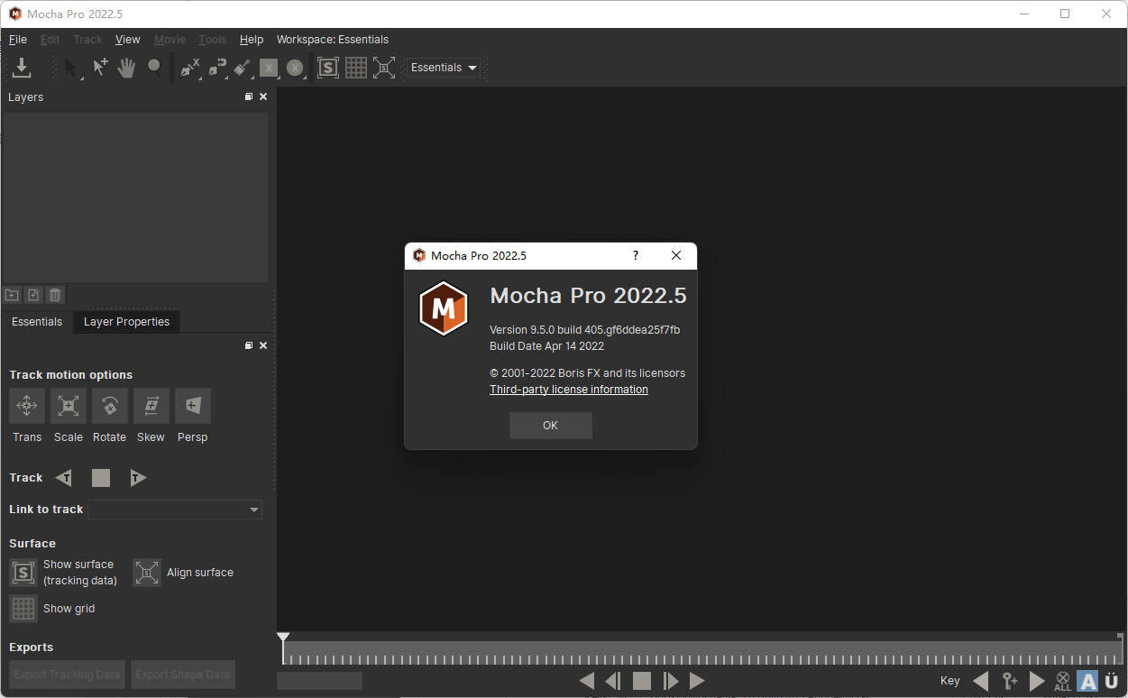 平面跟踪软件 Boris FX Mocha Pro 2022.5 v9.5.0.405 特别版 独立版/Adobe插件版/OFX插件版-HEU8