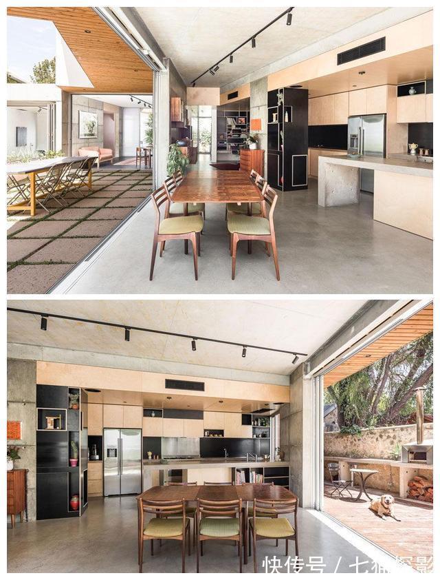 露台|夫妻打造196㎡水泥元素别墅,花园和露台搞园艺,太羡慕了!