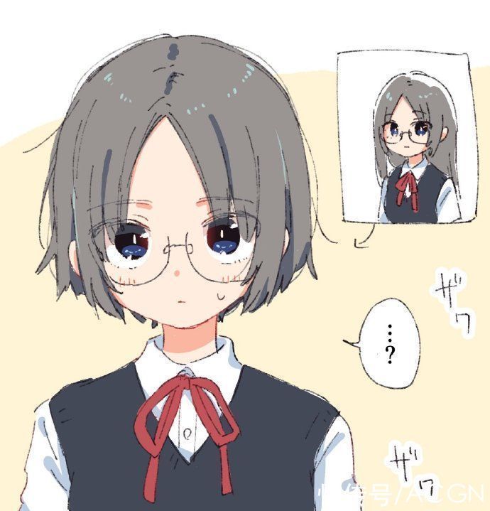 笔下|画师笔下的短发妹子,换个发型自信做自己,这样坚强的妹子我爱了