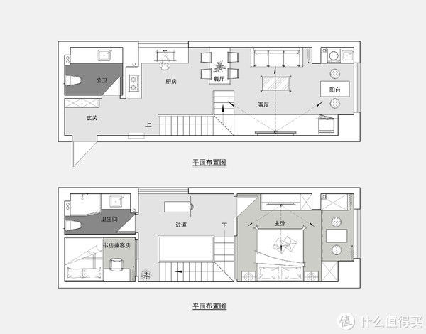 玄关|她45㎡loft公寓，坚持装修轻奢风，巧用线条，装出高级感，有品位