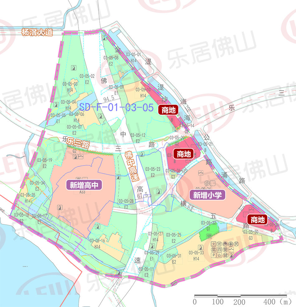 罗沙村|将建小学+高中!顺德乐从罗沙村忠信旧工业区旧改单元规划出炉