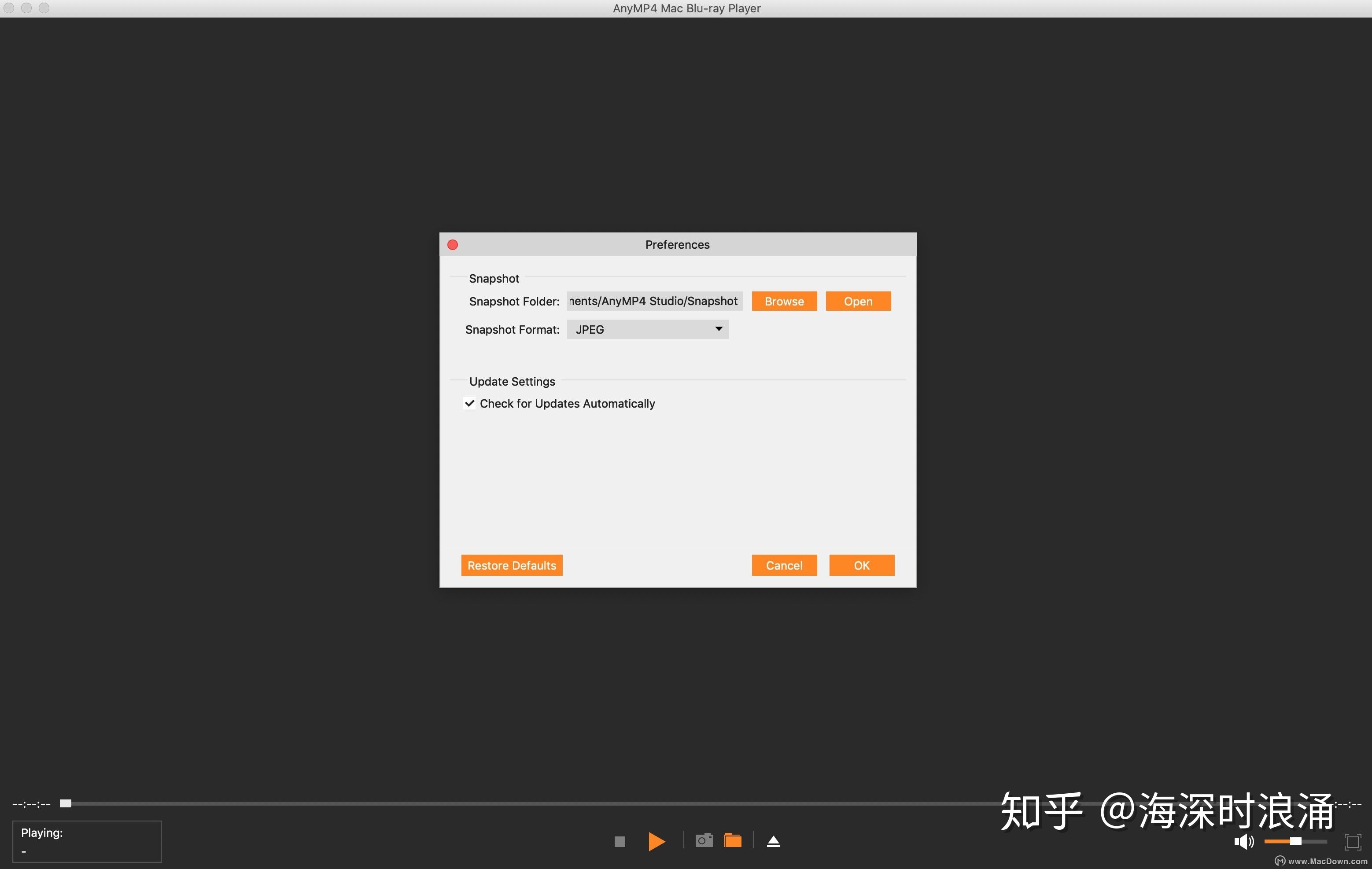 AnyMP4 Mac Blu–ray Player for Mac v6.3.60 蓝光视频播放器-下载否