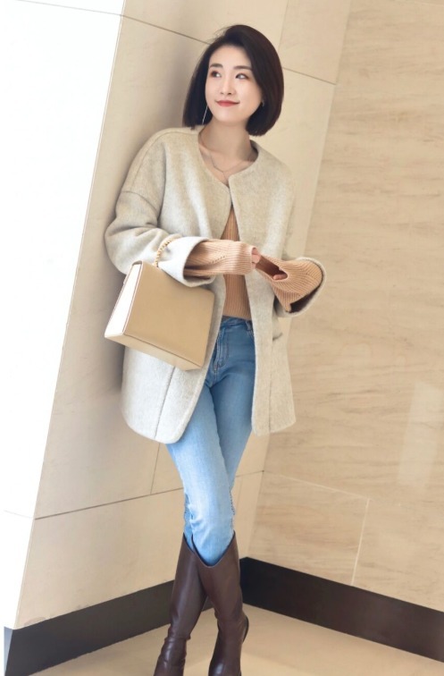 搭配|天冷了,今年流行“大衣+牛仔裤”简约大气,意外美出新高度!
