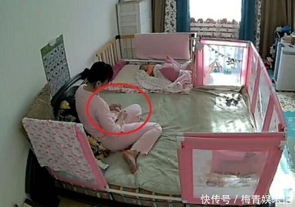 宝妈|孩子睡着后,监控拍下保姆手上的动作,宝妈:回去就给她涨工资