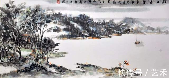 东莞市#画家杨俊——山水自然清雅,温婉柔情作品选