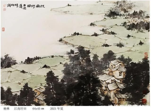 荷塘月色|画家杨林:《太平山水新诗画》之陶辛水韵