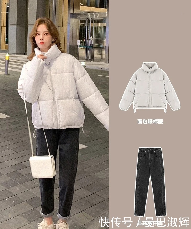 好看|155小个子棉服怎么穿显高又好看?8套穿搭教你,谁穿谁好看!