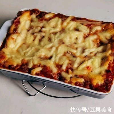 白蘑菇|超下饭的意式肉酱千层面，一学就会