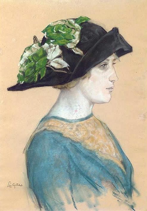 女人头像|荷兰现代主义的著名艺术家莱奥·格斯特尔——人物艺术作品