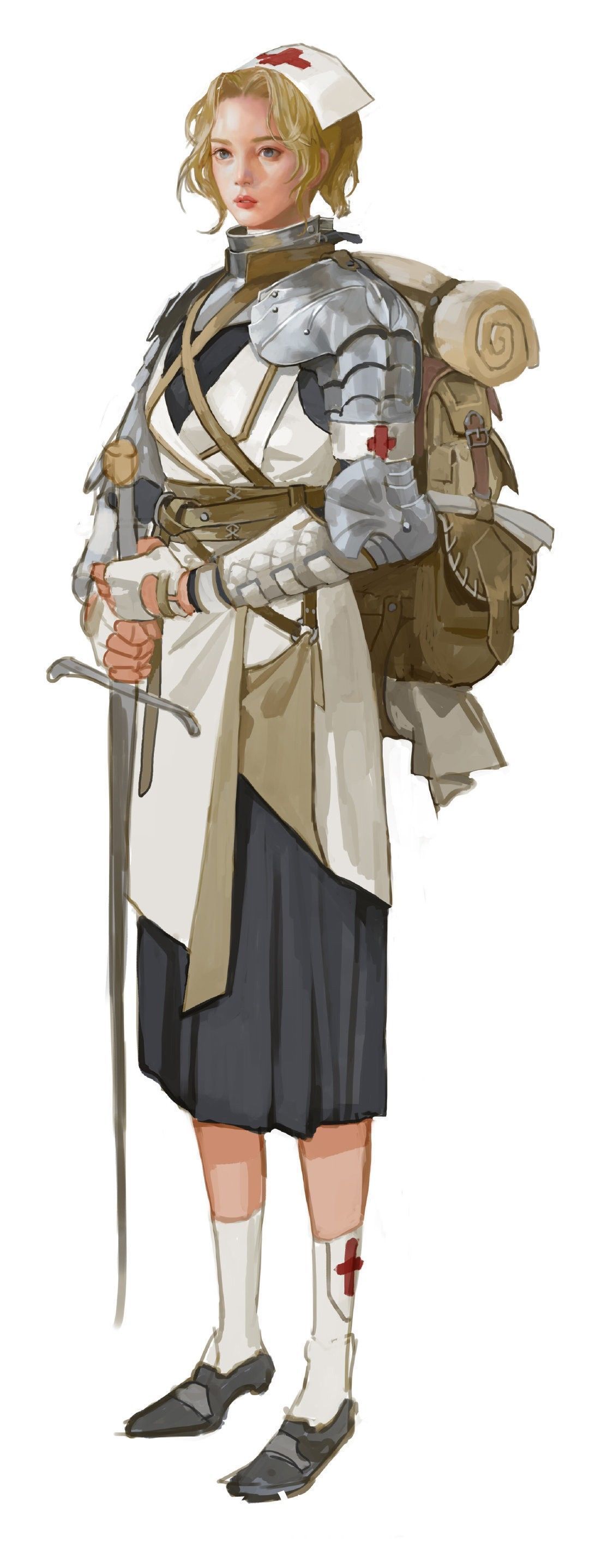 mam ba&潮流中世纪元素混搭风,细腻精美魔幻的角色设定