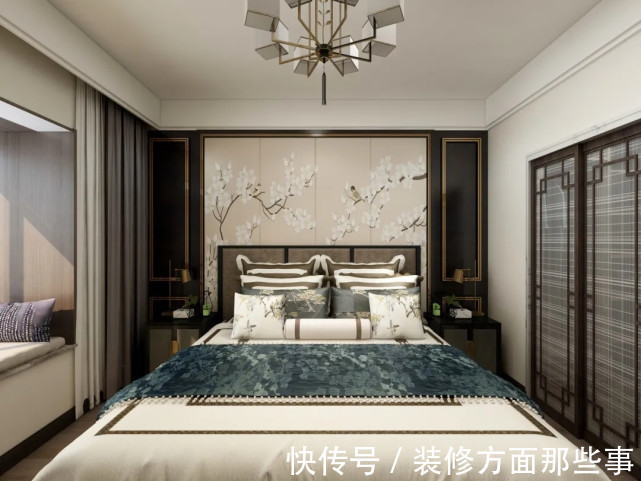 卫生间|95平新中式二居室,对称、留白、方圆的美展现得淋漓尽致