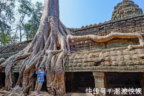 景点|柬埔寨最大高棉古寺，荒废遗迹被“蟒蛇树根”缠绕，今成热门景点