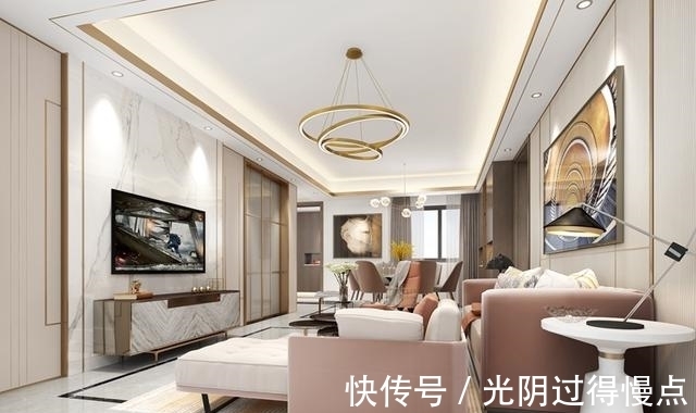 装修|深业东岭135平装修案例,轻奢华,新时尚