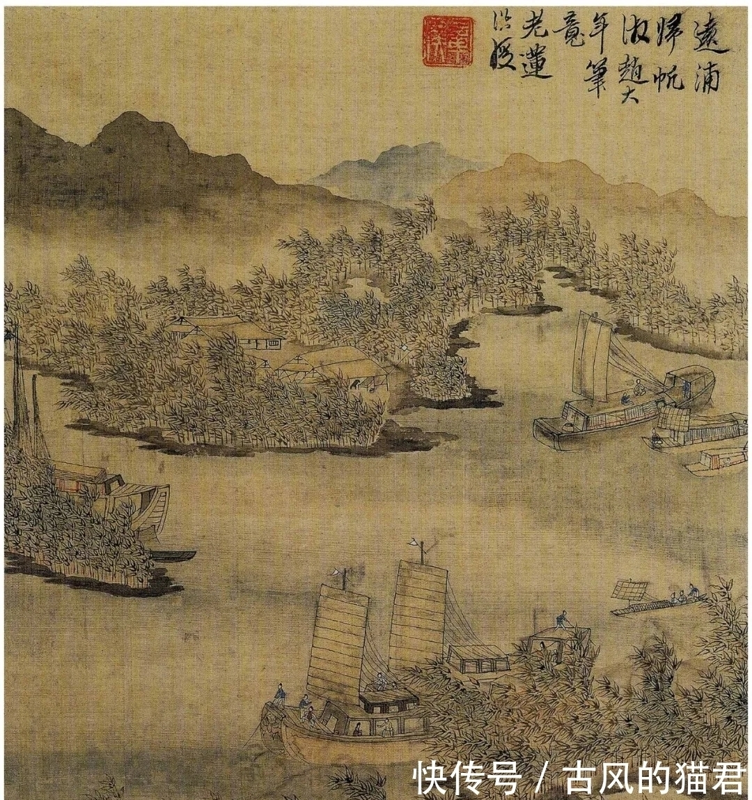 陈洪绶&陈洪绶的山水画、花鸟画也是当家绝活,与人物画比较,毫无逊色!