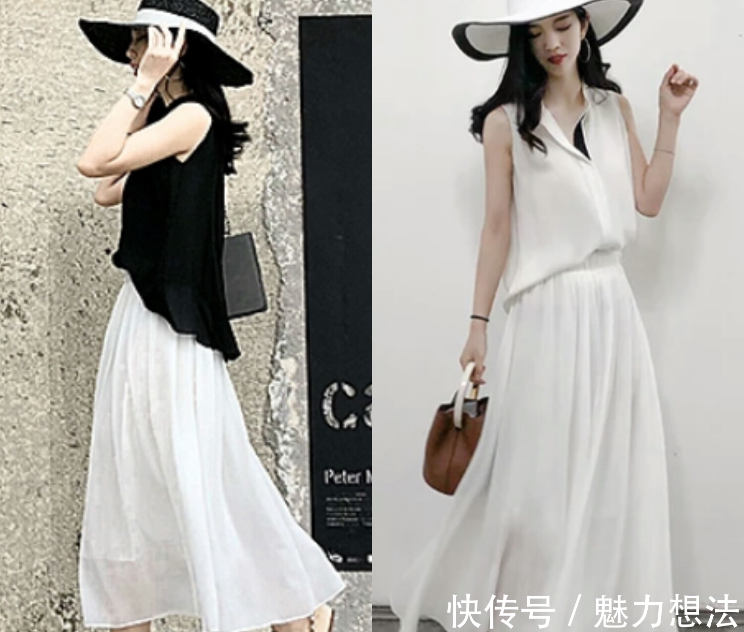 穿搭 夏日里的极简黑白穿搭示范,演绎无尽魅惑,也太美太高级了!