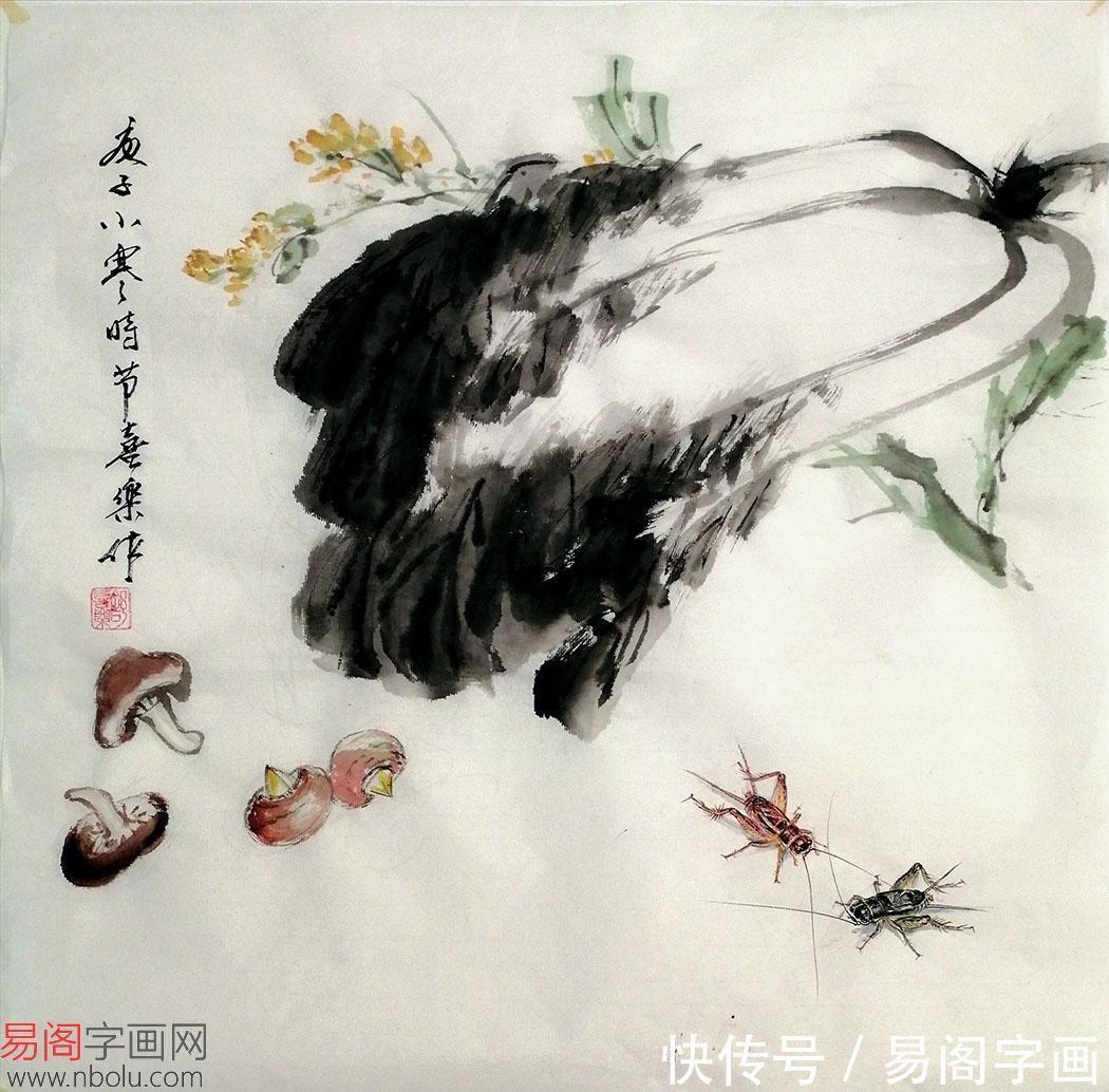 扛鼎者#画家舒喜乐 被誉为小写意花鸟画的扛鼎者