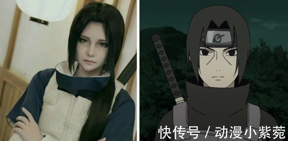 宁次|《火影忍者》神级cos:佐助一副欠打脸,纲手是动漫中走出来的?