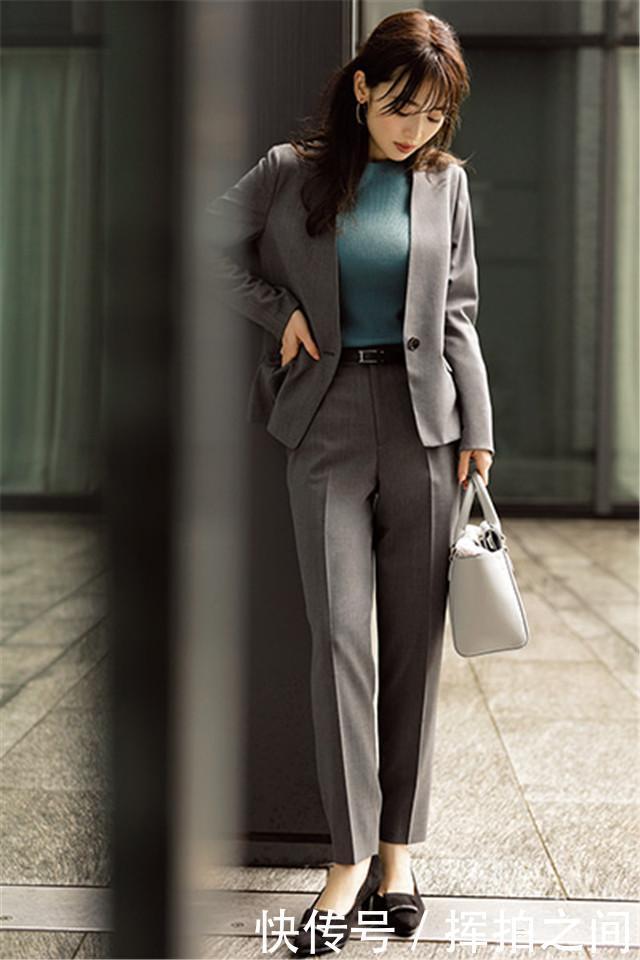 不想通勤服一成不变,学日系美女穿搭,时髦优雅假日也想穿