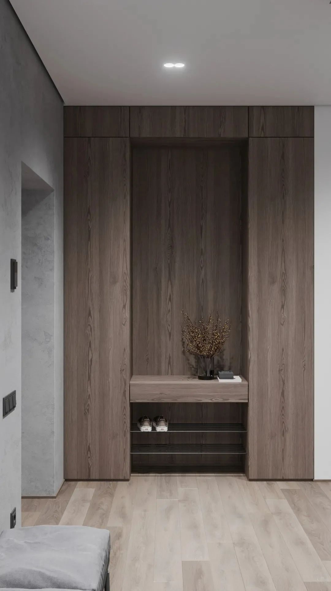 家装|80款入户鞋柜设计方案,人家这样装,太亮眼了