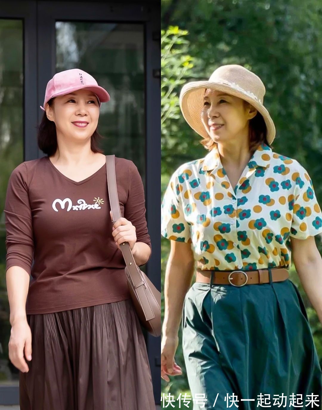 针织开衫 60岁微胖阿姨的穿搭真养眼，简单随意还显瘦，优雅时尚又显年轻