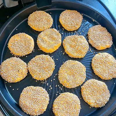 芝麻|芝麻南瓜饼