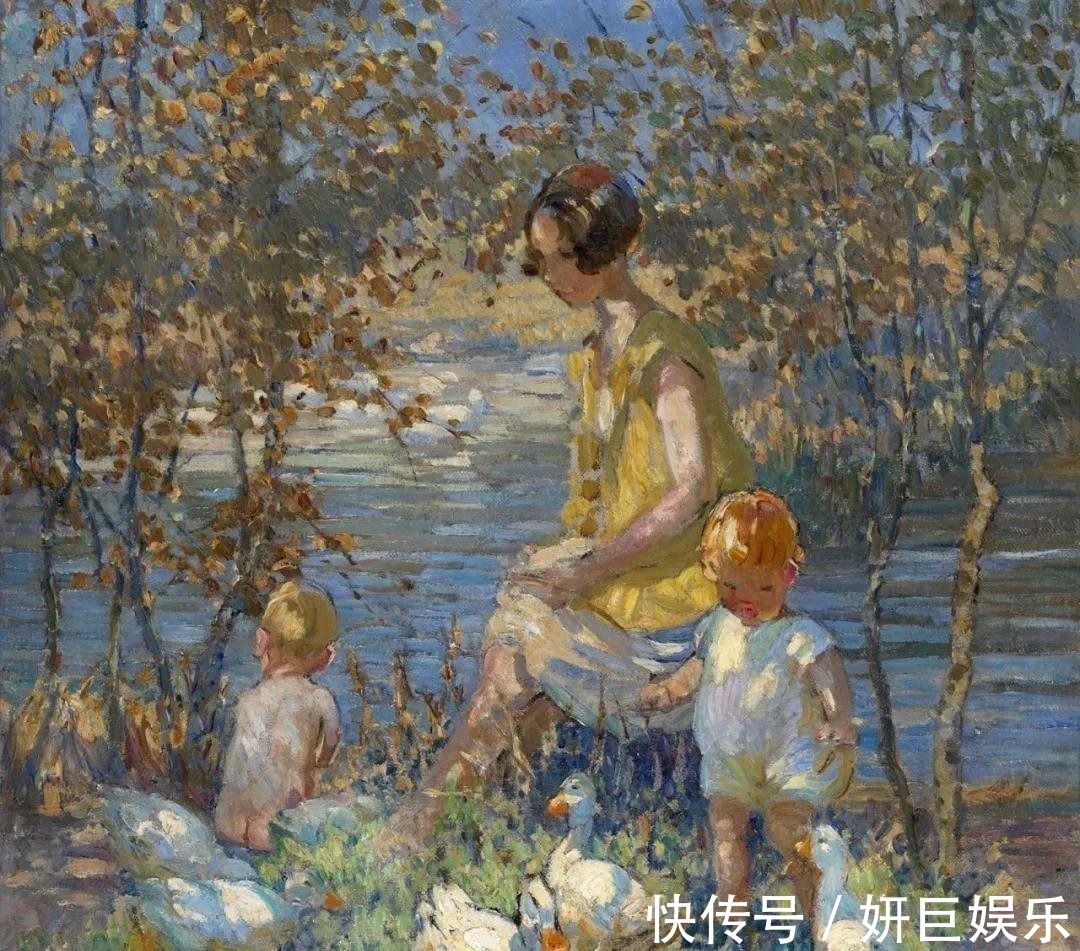 会员!20世纪英国最伟大的女画家之一多萝西娅·夏普油画作品欣赏