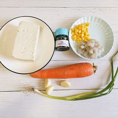 玉米粒|豆腐蒸虾仁