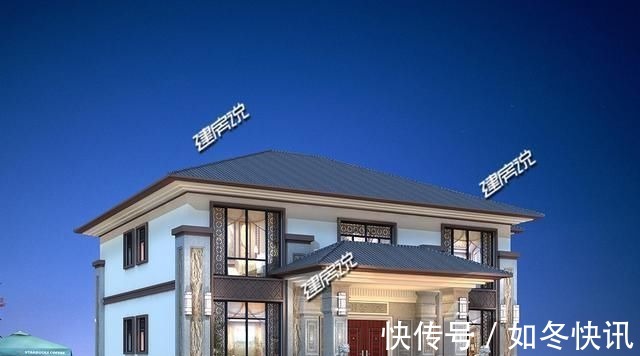 小天地|精致典雅的二层新中式别墅,不仅住的舒服,家庭也很幸福