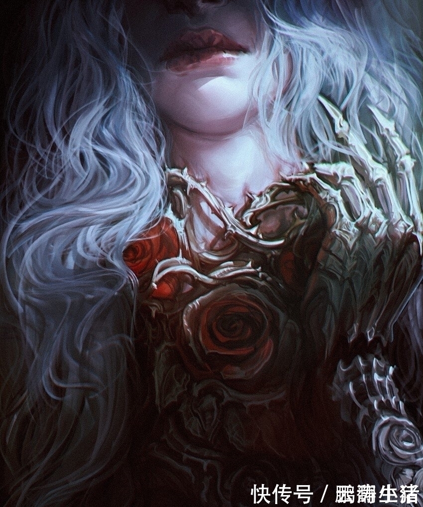 暴风雪$画师将自然元素“拟人化”,雷暴和闪电是双胞胎,太阳女神超霸气