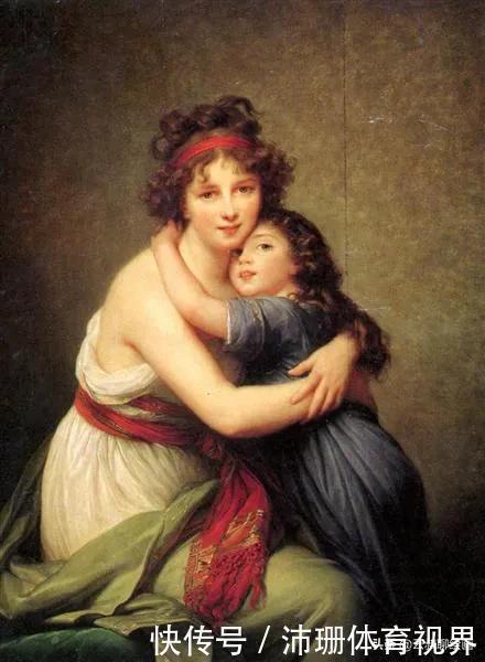 佛兰德&法国18世纪著名洛可可女画家维吉·勒布伦肖像作品欣赏