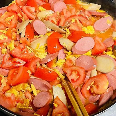 拌面|番茄炒鸡蛋拌面