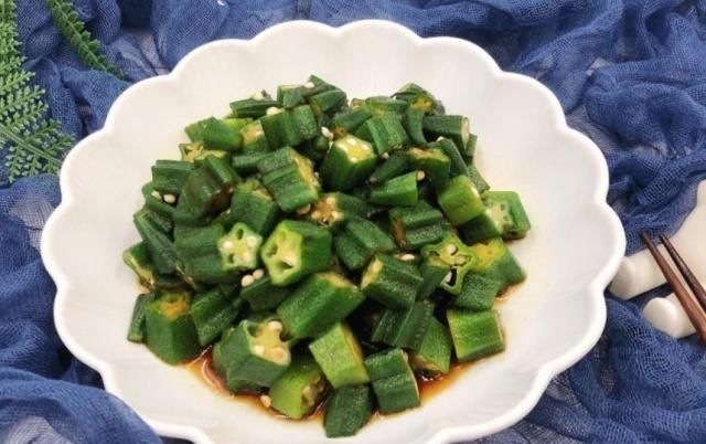 好吃|凉拌秋葵最好吃的做法,脆嫩多汁,滑润不腻,你喜欢吃吗