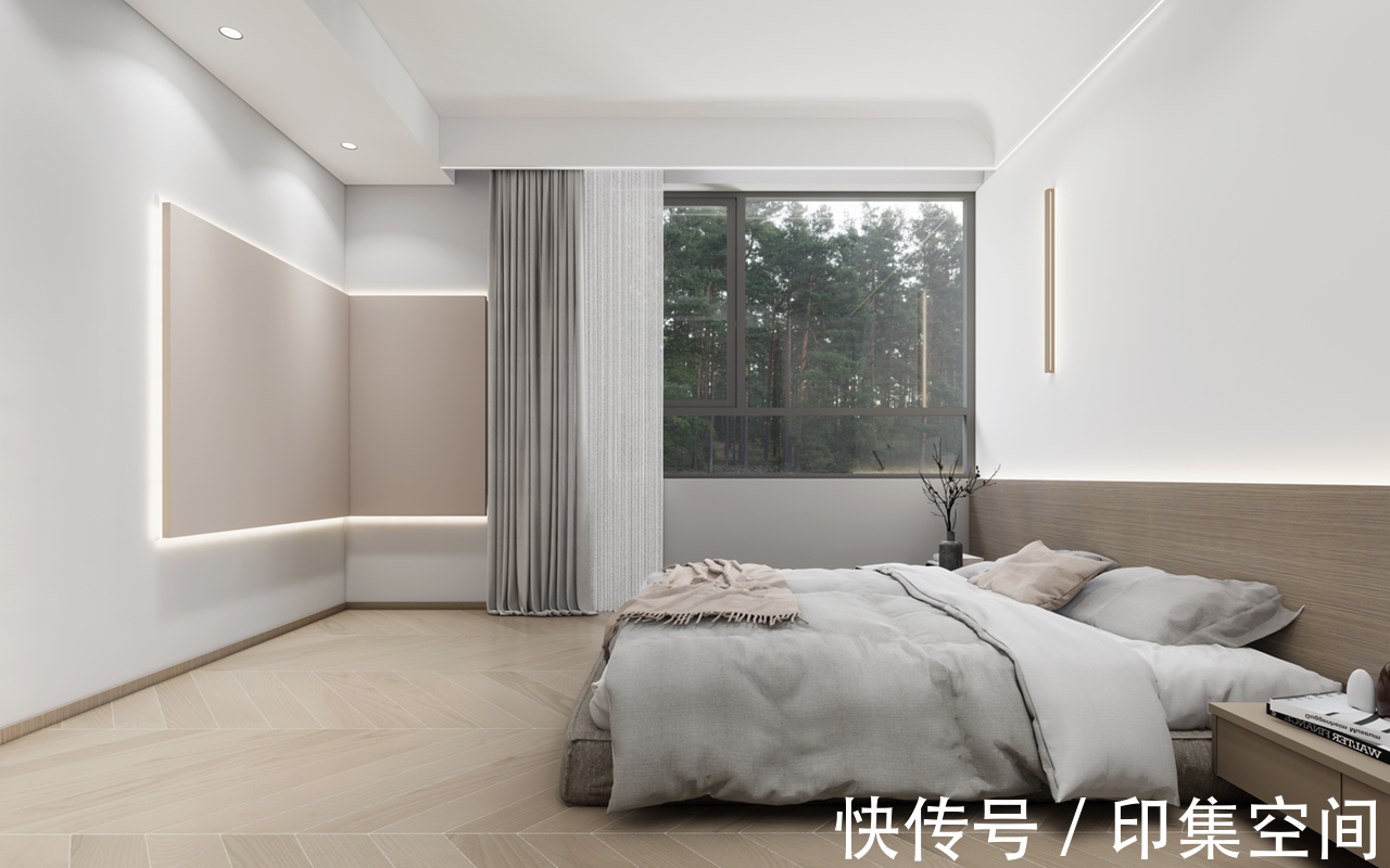 电视墙|极简+悬空电视墙，营造大平层空间感