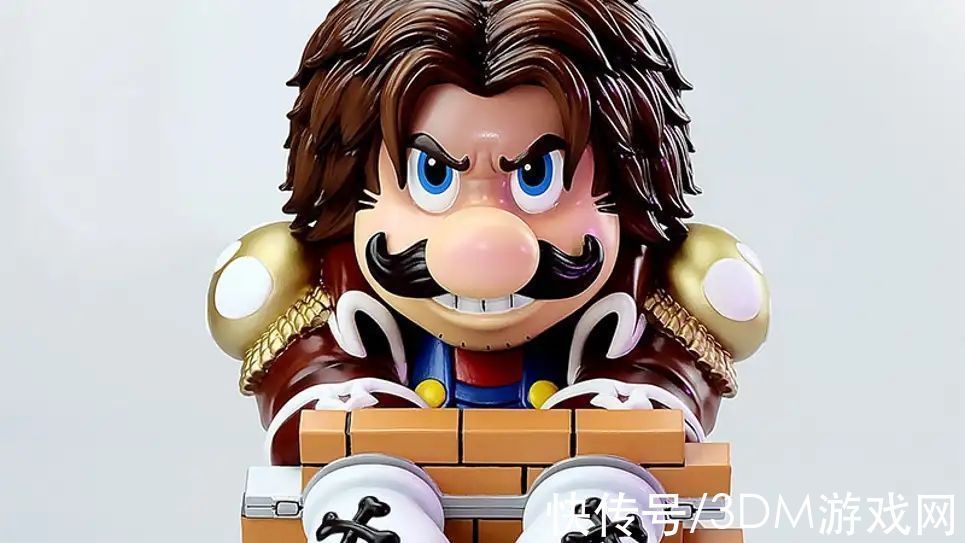 超级马里奥|超级马里奥联动海贼王手办 水管工化身传奇海盗罗杰