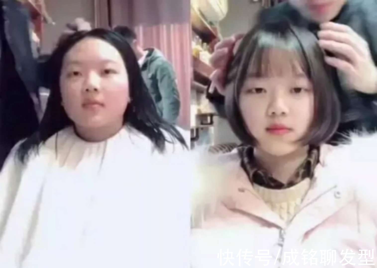 瘦脸 9款适合脸大脸圆女生的发型，时尚减龄又显气质，主要是显脸小