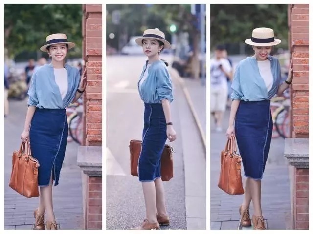 小仙女 大衣搭配针织衫和半身裙,穿出不一样的气质高级感,美出了新高度