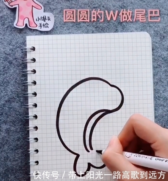 美术生画&美术生画小海豚,只需要几个字母,看到效果后网友坐不住了