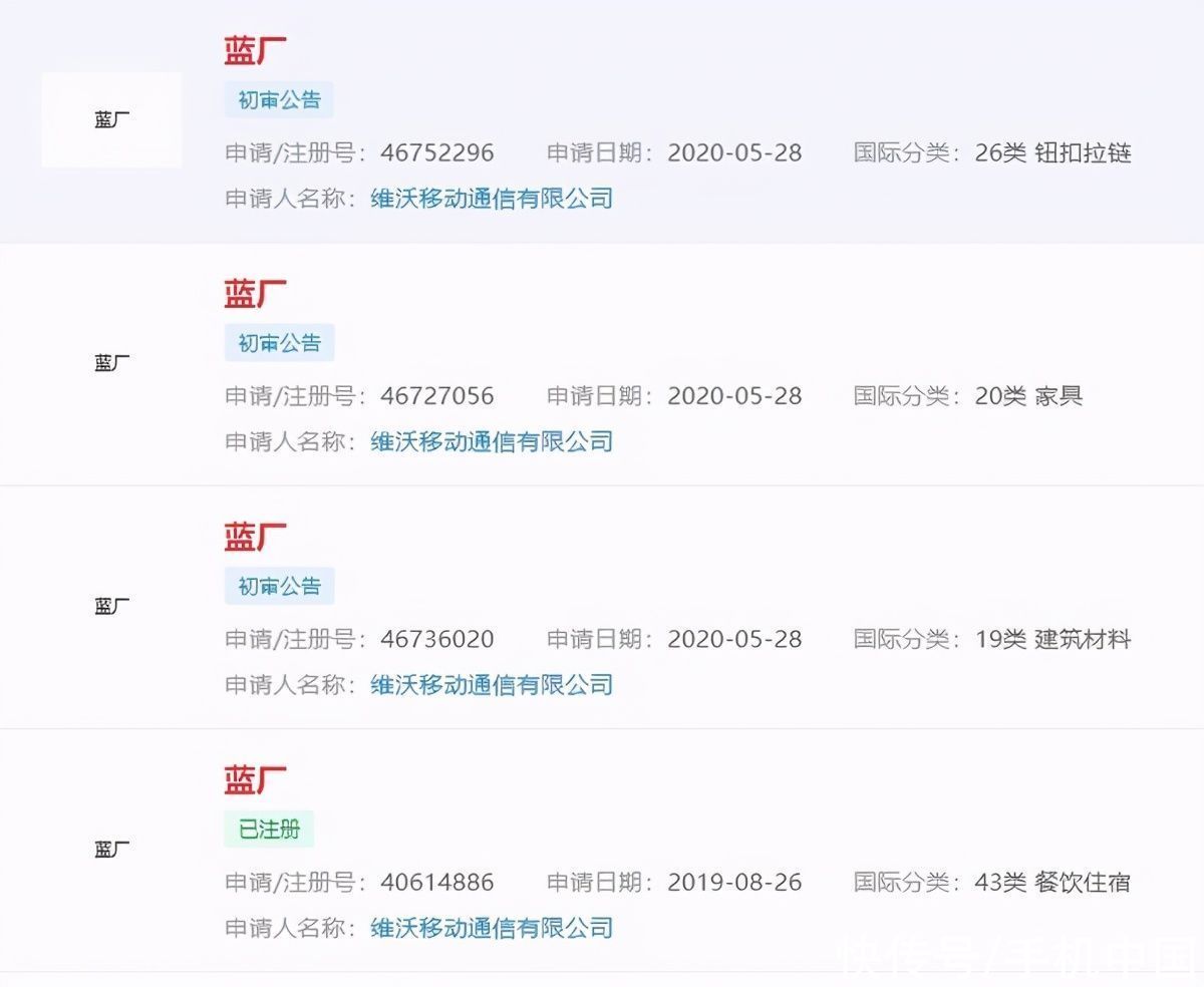 蓝厂|OPPO想申请注册“绿厂”商标!网友:蓝厂vivo搞快点