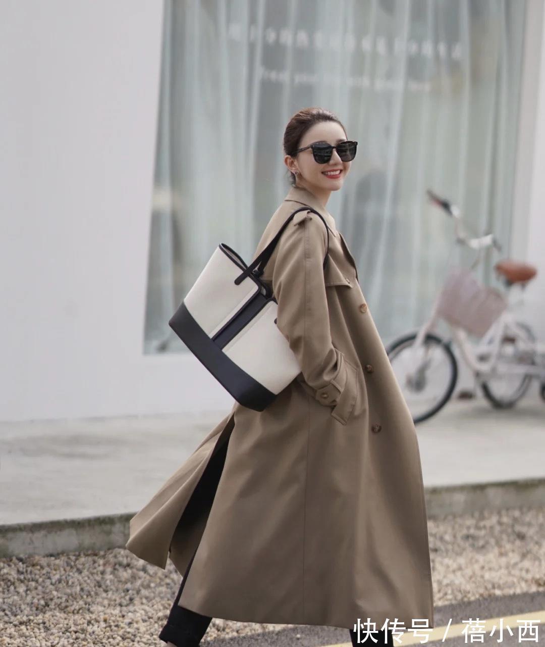 小蛮腰 今年“风衣”才是最in的存在,搭配小黑裤、半身裙,显瘦又显高