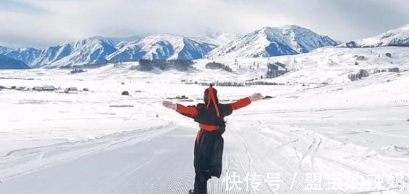 小美|“95后”汉服小姐姐滑雪像剑一样飞舞和仙女似的,网友:仙气飘飘
