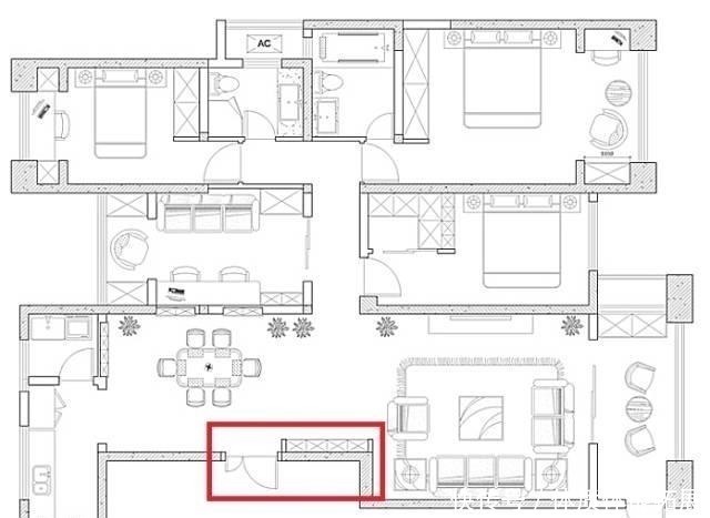 玄关|入户见厅的户型,玄关就该这样设计,不占地方又显得整齐,挺实用!