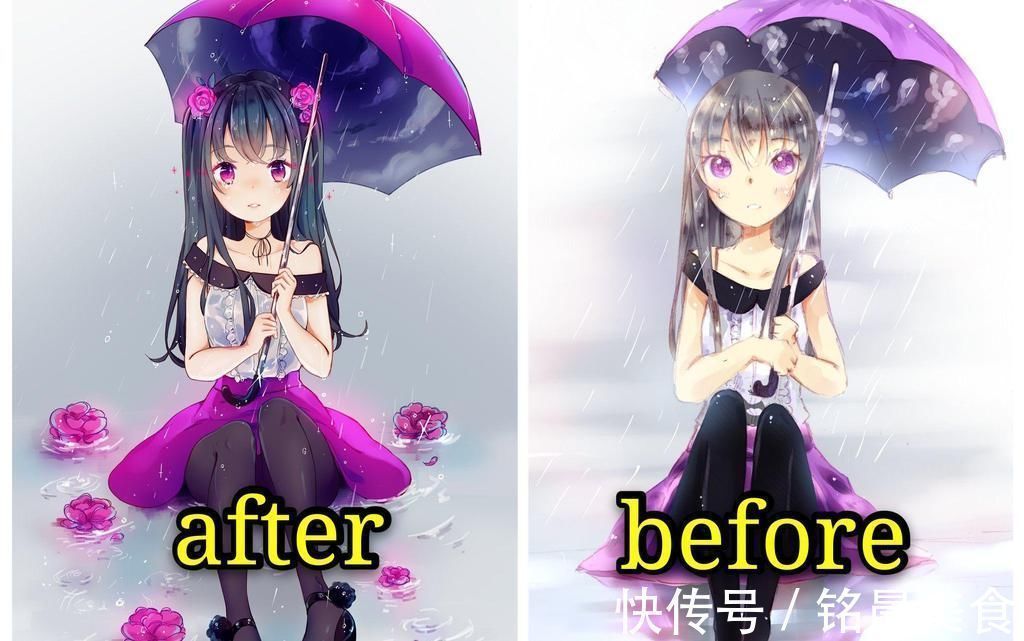 改造@变废为宝!画师改造多年前“烂画”黑历史:莫不是开了十级美颜