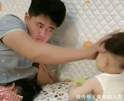 弟弟|奶爸“重女轻男”走红,实力演绎儿子和女儿的区别,眼神太犀利!