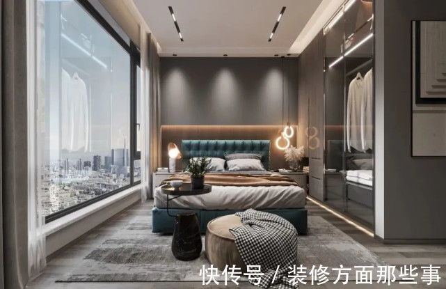 防水|142平简约风三居室，简约整洁的顶部设计与时尚空间不谋而合